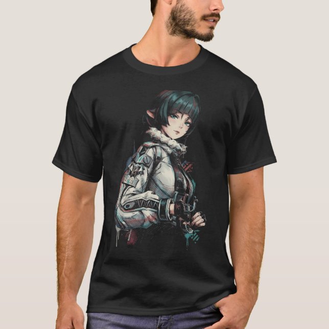 Jane Doe ZZZ Fanged Metal Build T Shirt (Framsida)