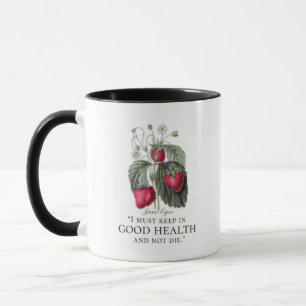 Jane Eyre - Behålla in Bra Health - Jordgubbar Mugg