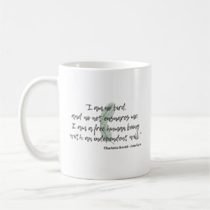Jane Eyre-citat II Kaffemugg
