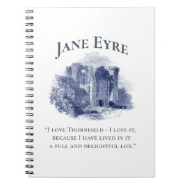 Jane Eyre - I Kärlek Thornfield - Castle Anteckningsbok