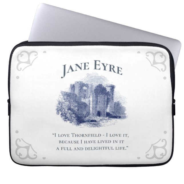Jane Eyre - I Kärlek Thornfield - Castle Laptop Fodral (Framsidan)