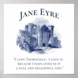 Jane Eyre - I Kärlek Thornfield - Castle Square Poster