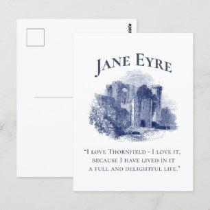 Jane Eyre - I Kärlek Thornfield - Castle Vykort