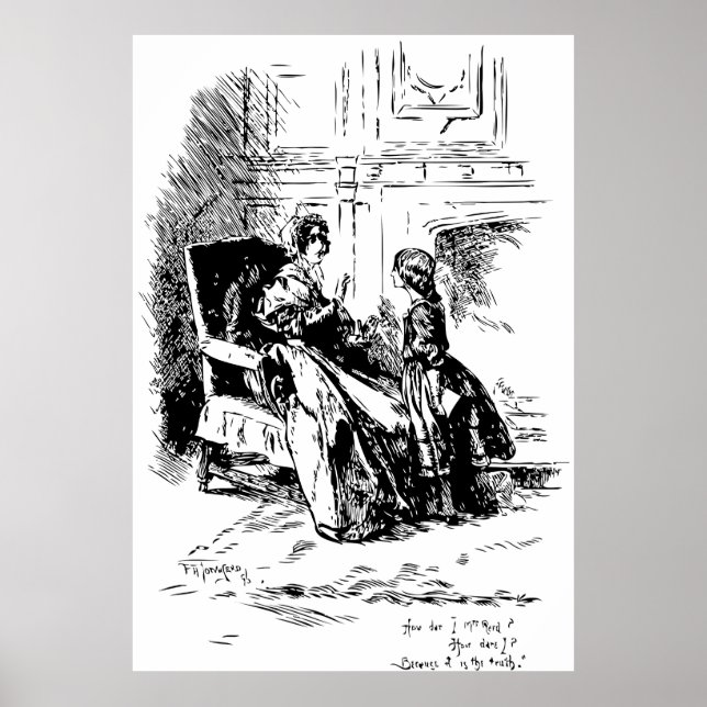 Jane Eyre Illustration Poster (Framsidan)