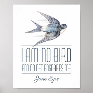 Jane Eyre - jag är ingen fågel - Sväljer Poster