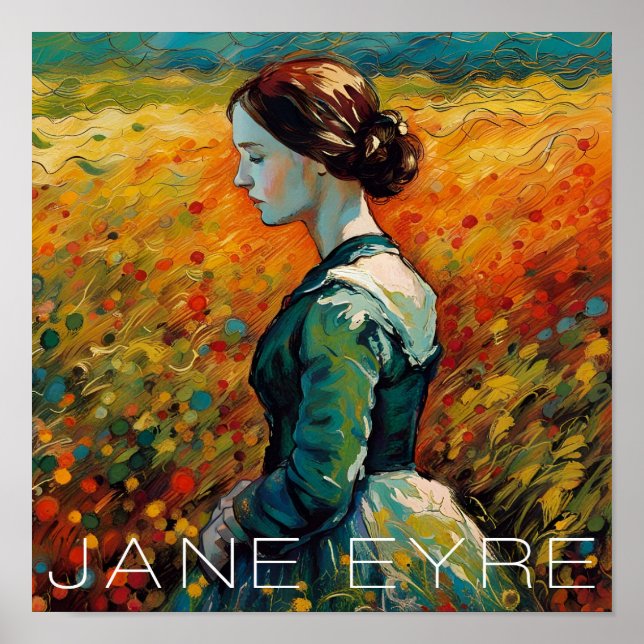 Jane Eyre Monet Stil Painting Poster (Framsidan)
