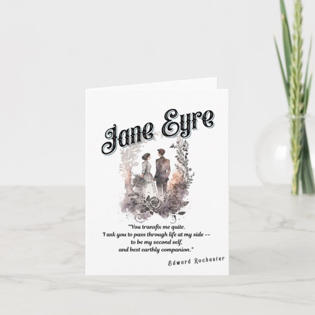 Jane Eyre Note Card Kort (Framsida)