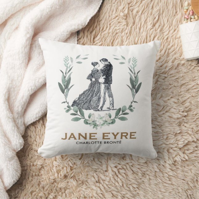 Jane Eyre och Edward Rochester med andedräkt Kudde (Filt)