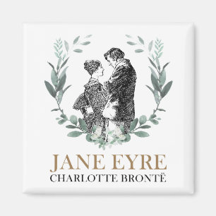 Jane Eyre och Edward Rochester med andedräkt Magnet