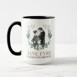 Jane Eyre och Edward Rochester med andedräkt Mugg