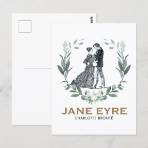Jane Eyre och Edward Rochester med andedräkt Vykort