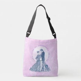 Jane Eyre och Edward Rochester med Pilot Rosa Axelväska