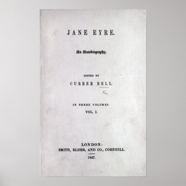 Jane Eyre' Poster (Framsidan)