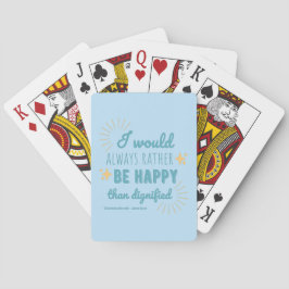 Jane Eyre Quote I - Blue Edition Casinokort