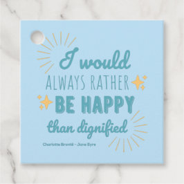 Jane Eyre Quote I - Blue Edition Gåvor Etiketter