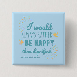 Jane Eyre Quote I - Blue Edition Knapp