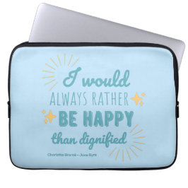 Jane Eyre Quote I - Blue Edition Laptop Fodral