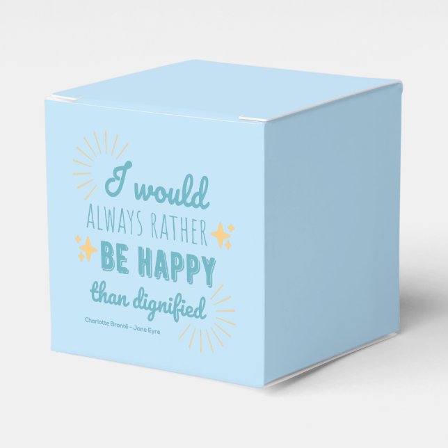 Jane Eyre Quote I - Blue Edition Presentaskar (Framsidan Sidan)