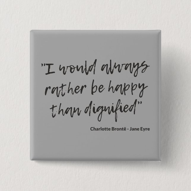 Jane Eyre Quote I Knapp (Framsida)