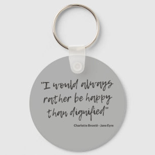 Jane Eyre Quote I Nyckelring