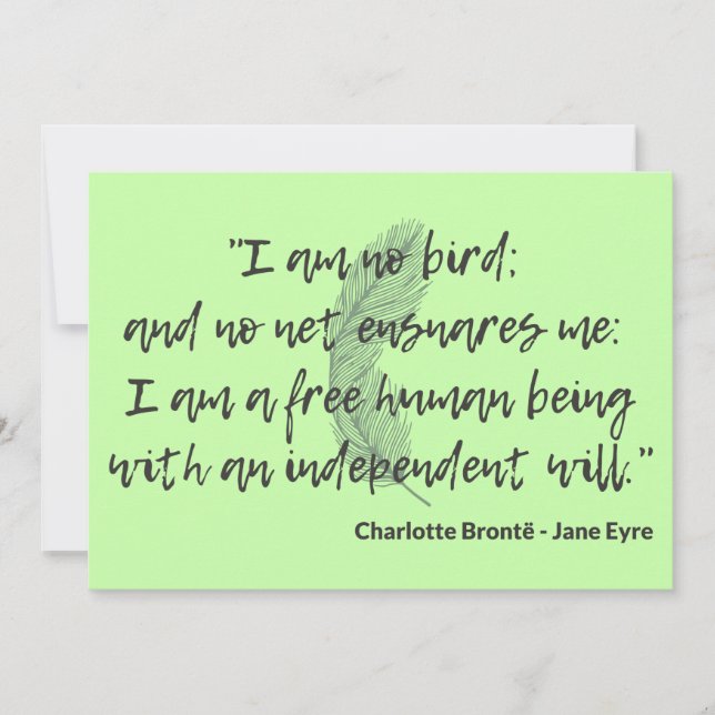 Jane Eyre Quote II (Framsida)