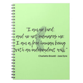 Jane Eyre Quote II Anteckningsbok