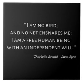 Jane Eyre Quote II - Classic Stil Kakelplatta