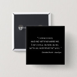 Jane Eyre Quote II - Classic Stil Knapp