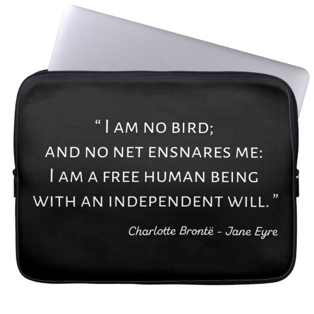 Jane Eyre Quote II - Classic Stil Laptop Fodral (Framsidan)