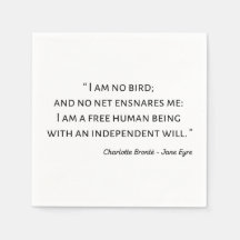 Jane Eyre Quote II - Classic Stil