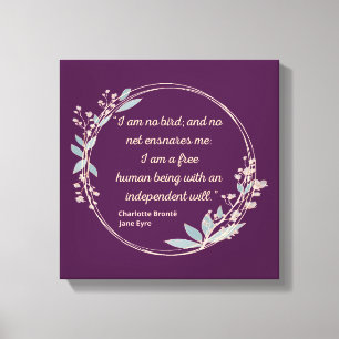 Jane Eyre Quote II - Cute Stil Canvastryck