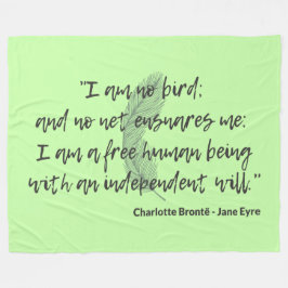 Jane Eyre Quote II Fleecefilt