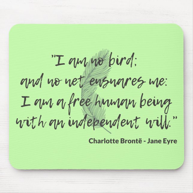 Jane Eyre Quote II Musmatta (Framsidan)