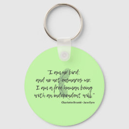 Jane Eyre Quote II Nyckelring