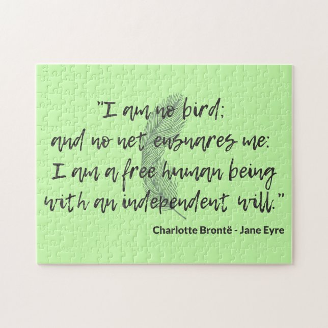 Jane Eyre Quote II Pussel (Horisontell)