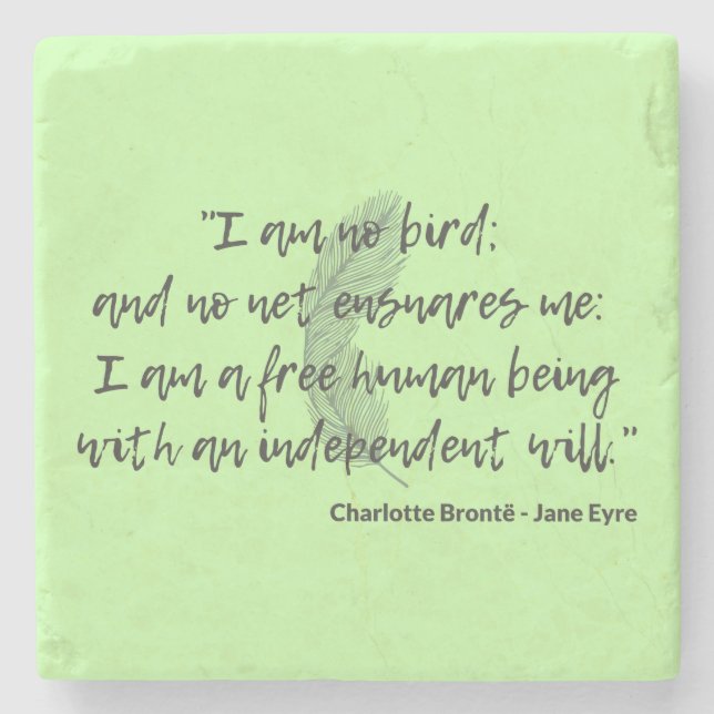 Jane Eyre Quote II Stenunderlägg (Framsidan)