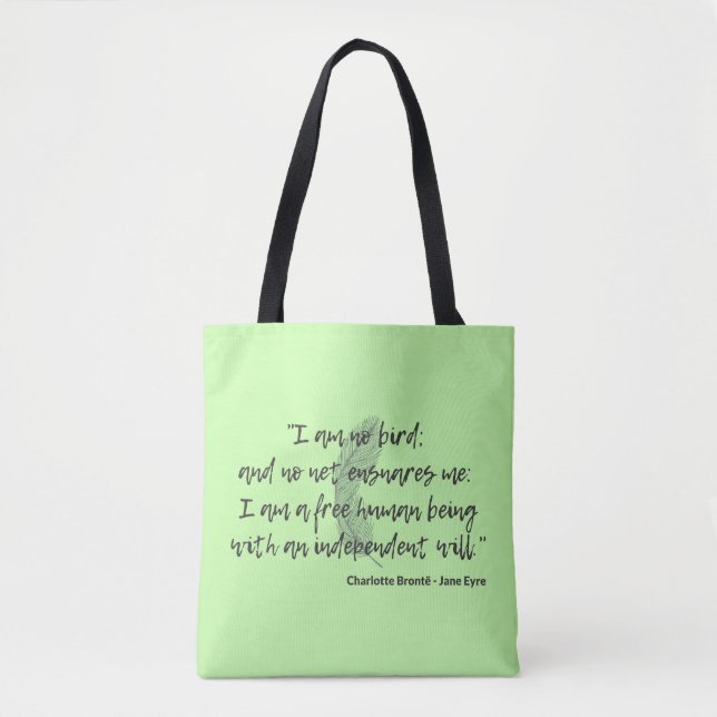 Jane Eyre Quote II Tygkasse (Framsida)