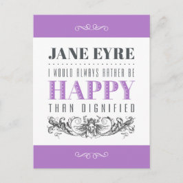Jane Eyre Quote - jag skulle alltid hellre vara Ly Vykort