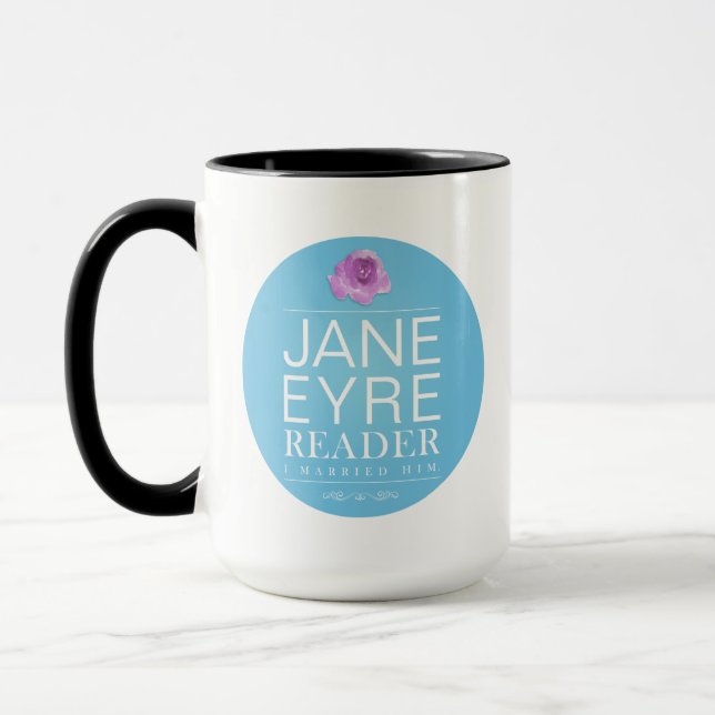 Jane Eyre - Reader jag gifta mig med - Text Mugg (Vänster)