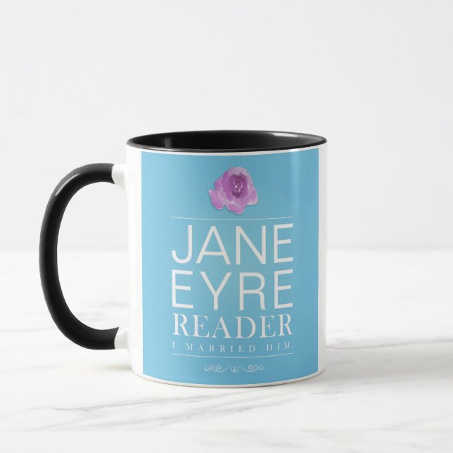Jane Eyre - Reader jag gifta mig med - Text Mugg (Vänster)
