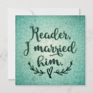 Jane Eyre Reader jag gifte mig med honom