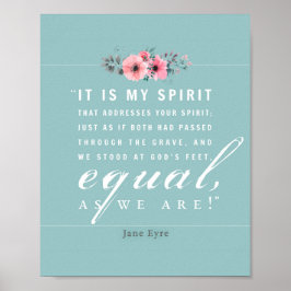 Jane Eyre - som vi är - Teal Poster