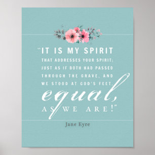 Jane Eyre - som vi är - Teal Poster