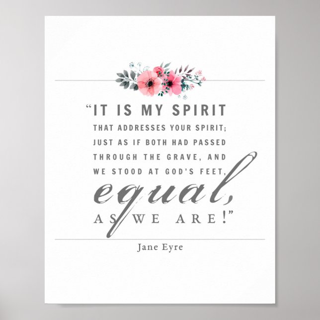 Jane Eyre - som vi är - White Poster (Framsidan)