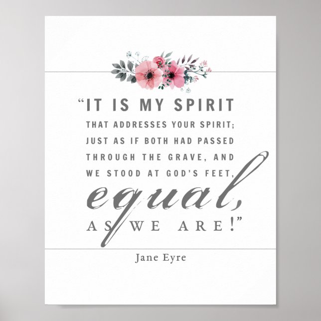 Jane Eyre - som vi är - White Poster (Framsidan)