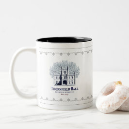 Jane Eyre Thornfield Hall Rochester Residences Två-Tonad Mugg