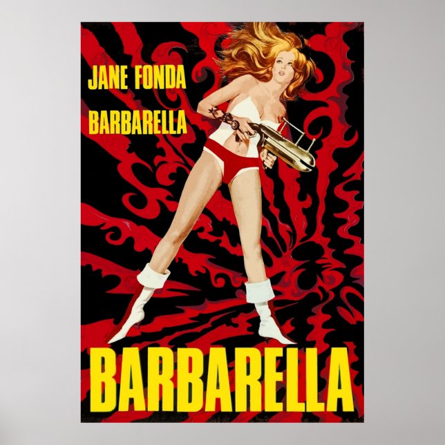 Jane Fonda Barbarella Poster (Framsidan)