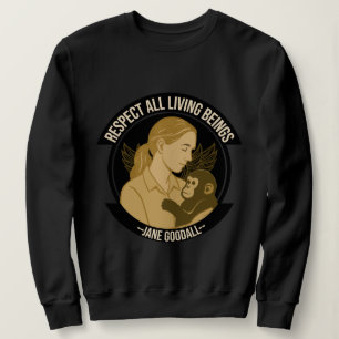 Jane Goodall Inspirerande Citat T Shirt