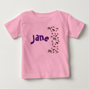 Jane, Namn Med Australisk Vilda Djur, T Shirt