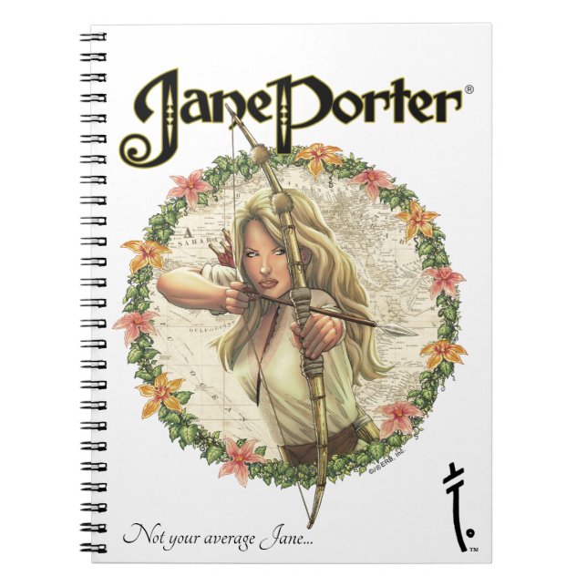 Jane Porter Spiral Photo Notebook Anteckningsbok (Framsidan)